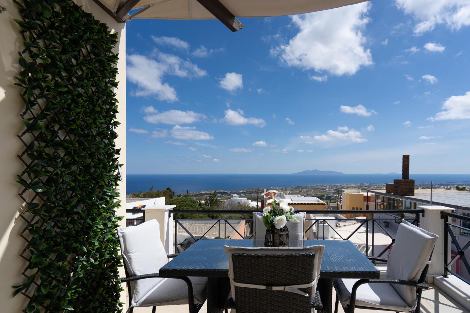 Central Seaview Heven Apartment In Fira  Luaran gambar