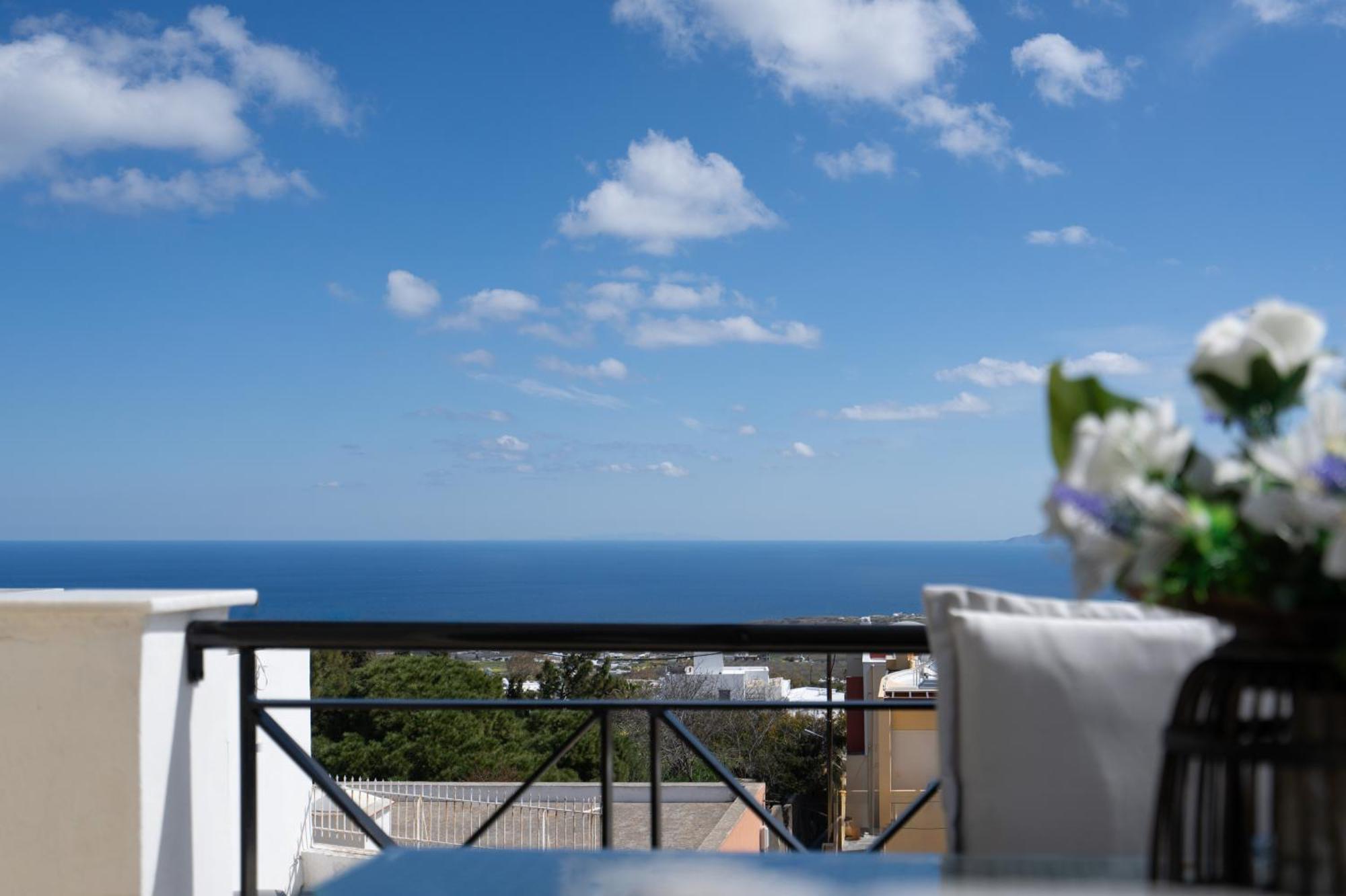 Central Seaview Heven Apartment In Fira  Luaran gambar