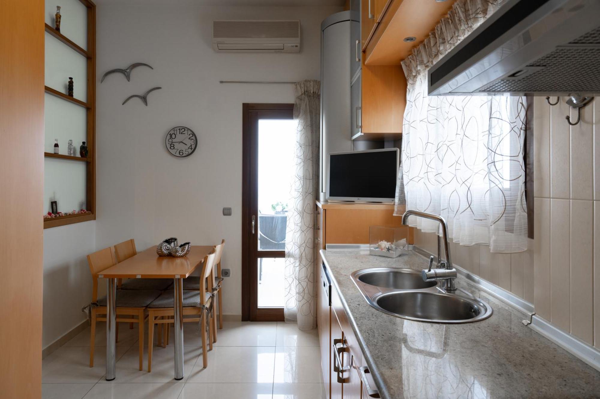 Central Seaview Heven Apartment In Fira  Luaran gambar
