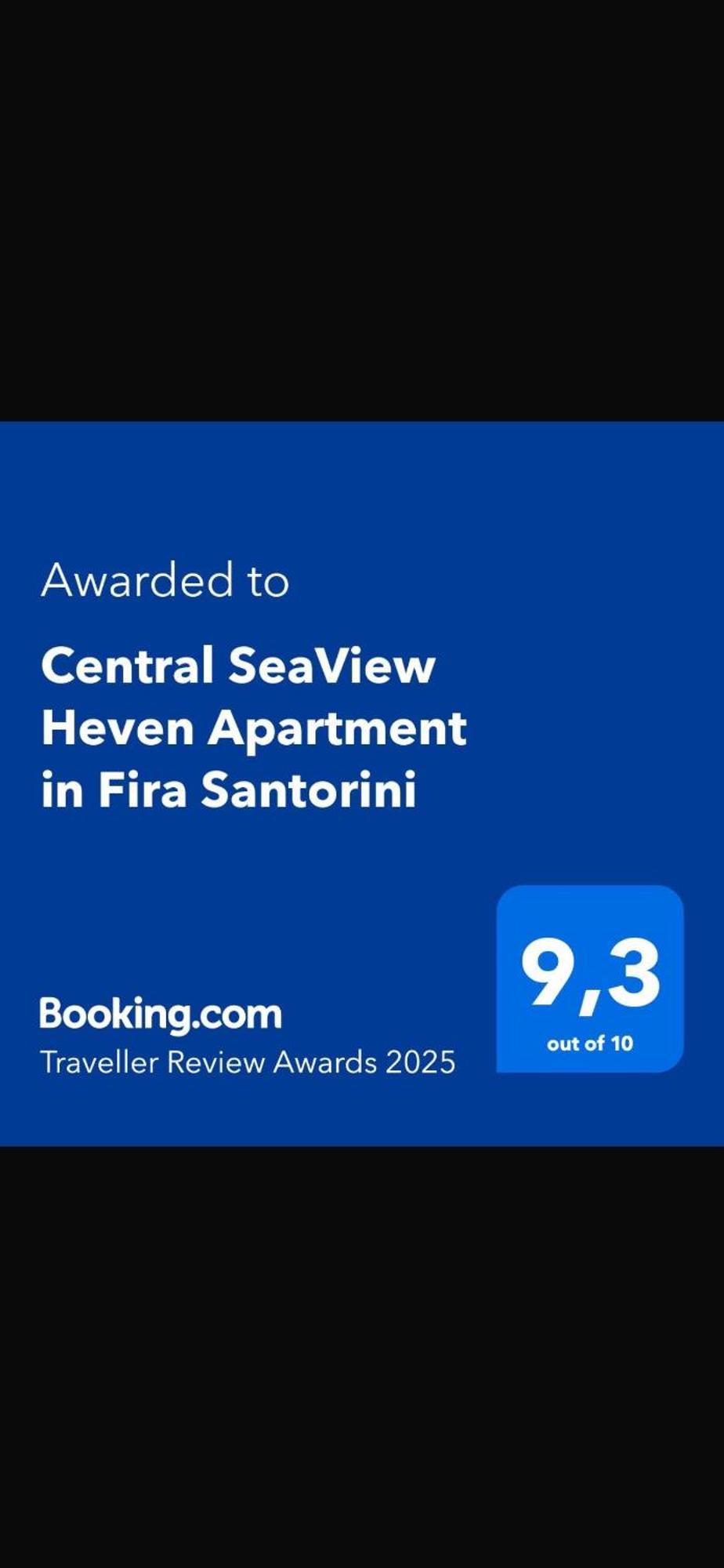 Central Seaview Heven Apartment In Fira  Luaran gambar